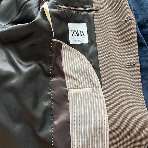 Zara Brown Blazer size 38US - Picture 7 of 7
